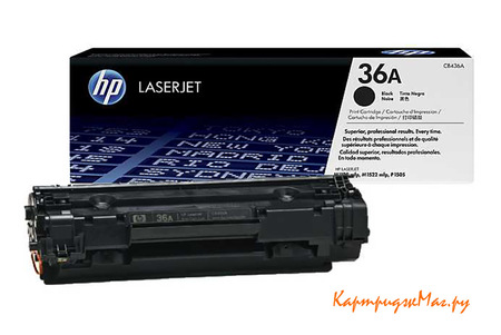 Заправка картриджа HP CB436A