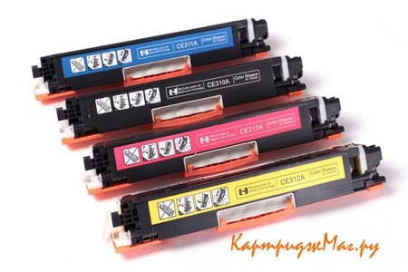 Заправка картриджа HP CE310A 126A