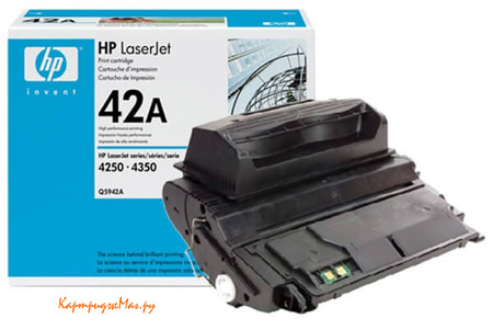 Заправка картриджа HP Q5942A