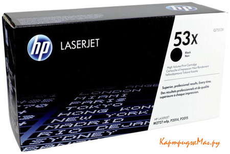 Заправка картриджа HP Q7553X