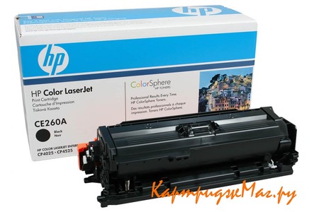 Заправка картриджа HP CE260A 647A