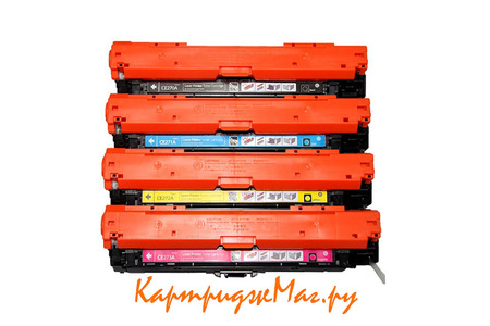 Заправка картриджа HP CE271A 650A