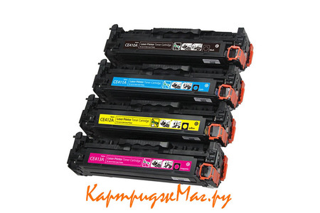 Заправка картриджа HP CE410X 305X
