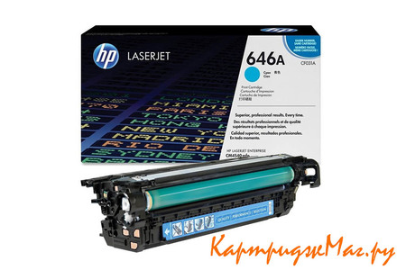 Заправка картриджа HP CF031A 646A