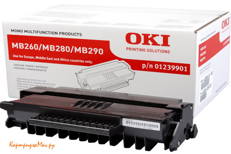 Заправка картриджа Oki 01239901